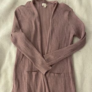 NWT SO, Purple, L, Long Cardigan